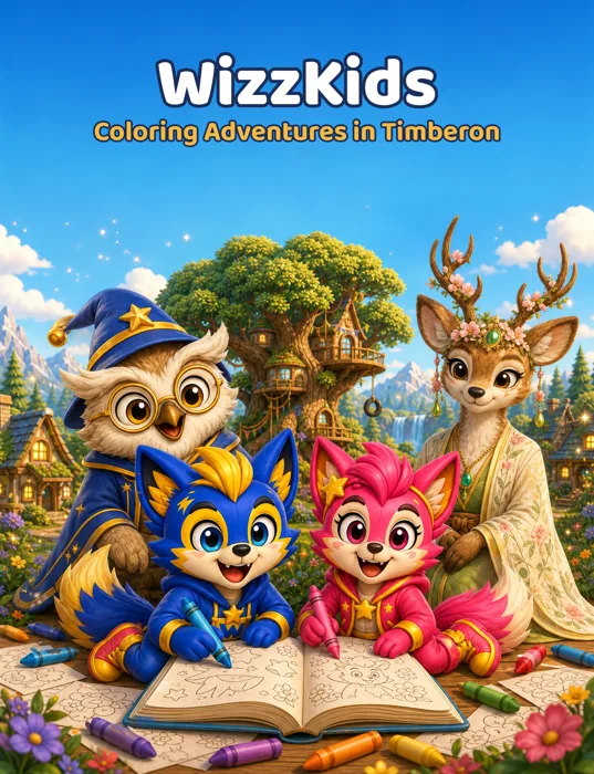 WizzKids Coloring Book
